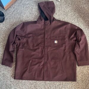 Carhartt Men's Brown Hooded Jacket